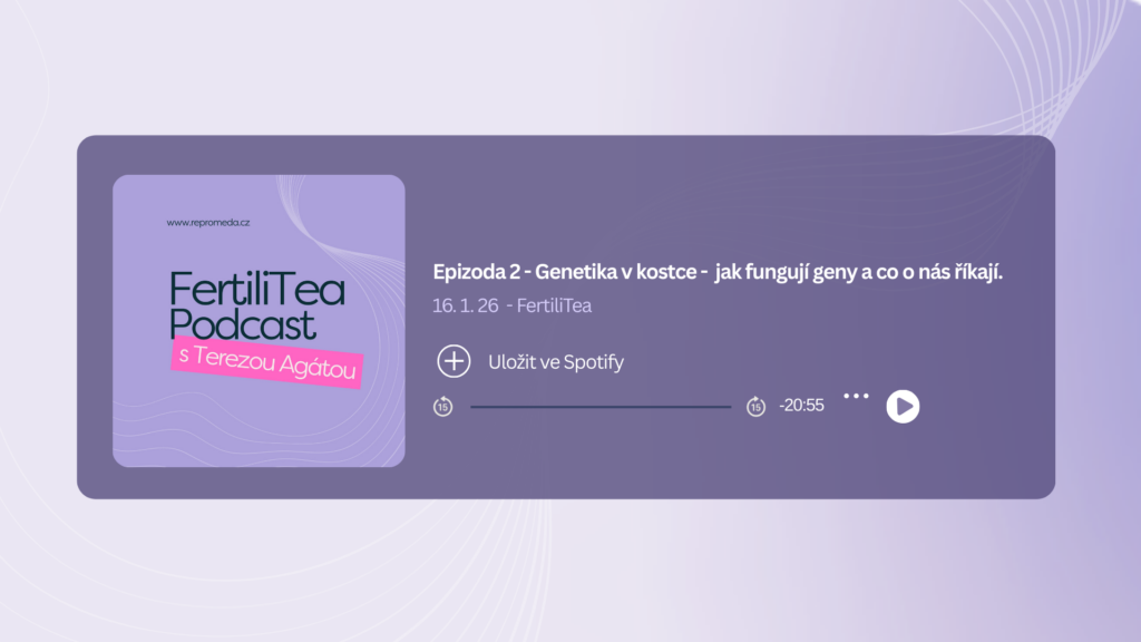 Podcast FertiliTea – Genetika v kostce: co o nás prozradí naše DNA
